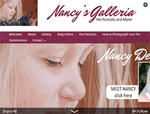 Tablet Screenshot of nancysgalleria.com